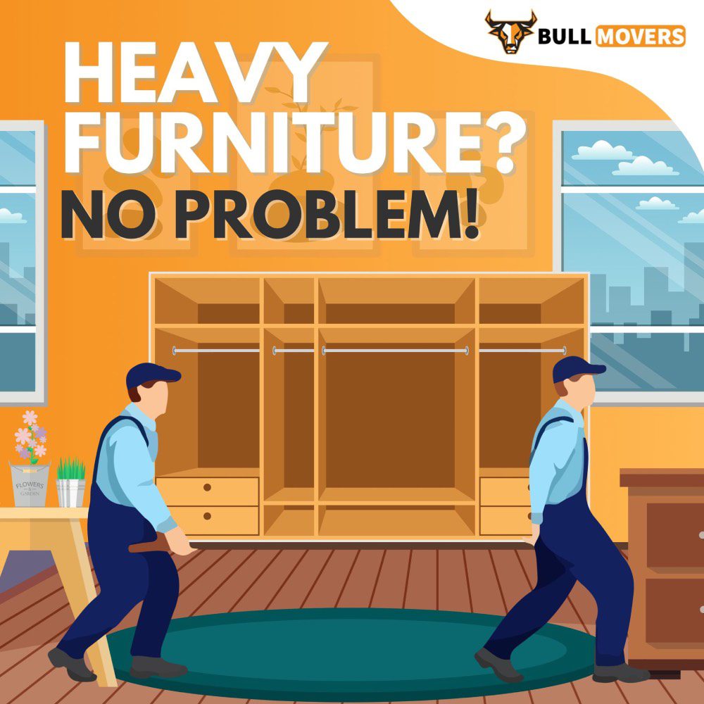 Office furniture moving company setting up workstations in a new office location