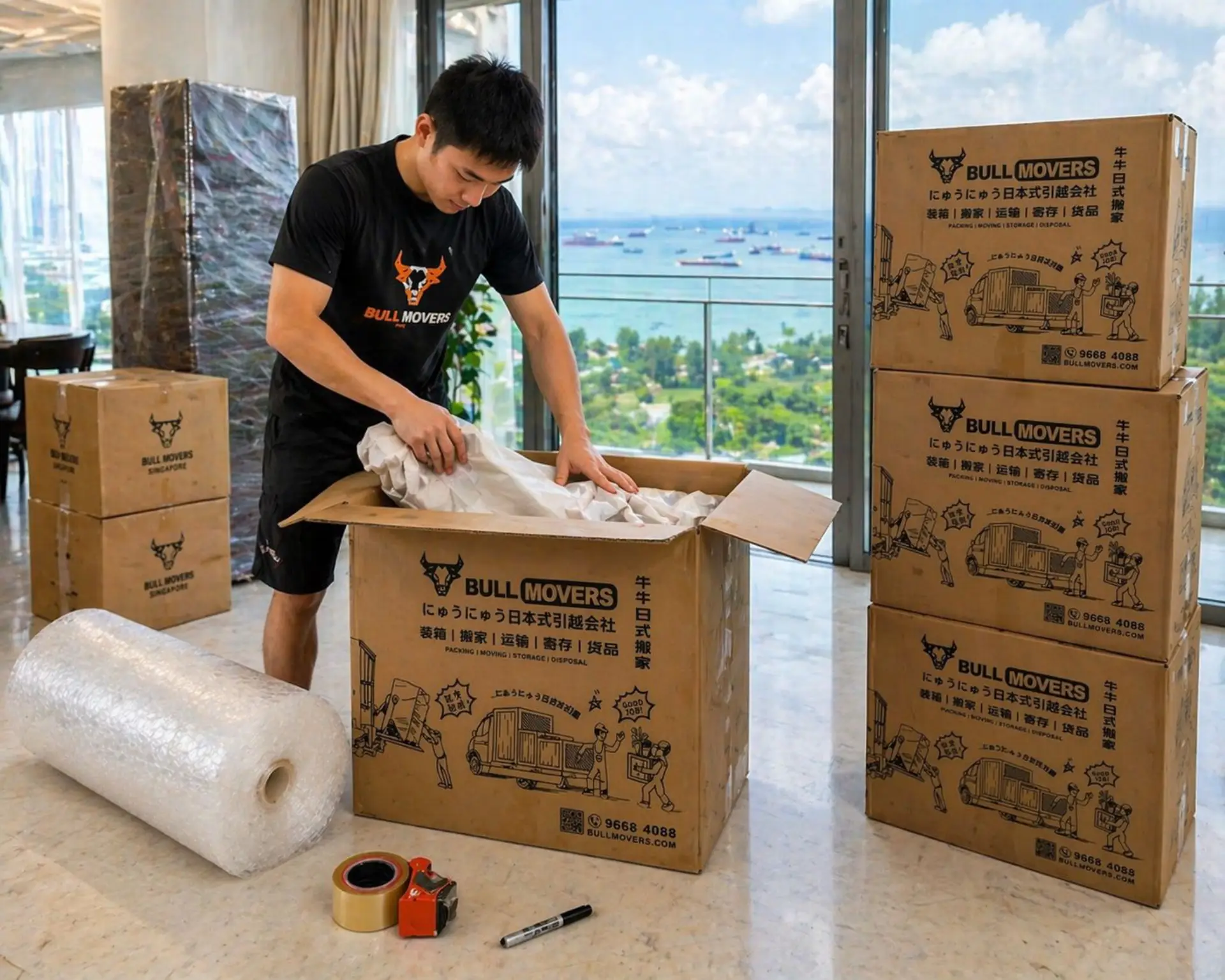Cheap residential movers in Singapore offering affordable home shifting and relocation services